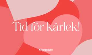 Tid för kärlek text med mönster av hjärtan i varma färger som bakgrund