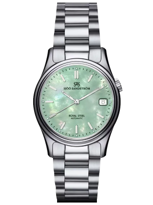 Sjöö Sandström Royal Steel Classic Automatic 36mm 008300, handla denna klocka online eller i butik hos klockmaster