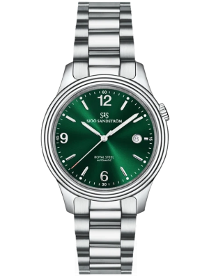Sjöö Sandström Royal Steel Classic Automatic 41mm 009321, handla denna klocka online eller i butik hos klockmaster