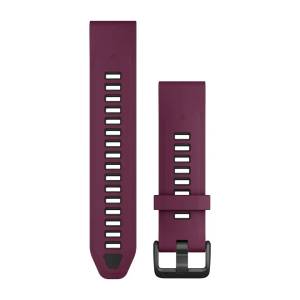 Garmin QuickFit 20mm Klockarmband Vinröd/Grå 010-13391-04, handla denna klocka online eller i butik hos klockmaster