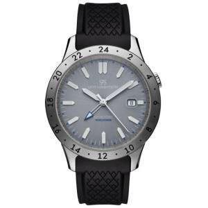 Sjöö Sandström Royal Steel Worldtimer 41mm 020029, handla denna klocka online eller i butik hos klockmaster