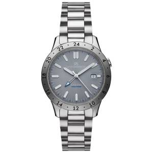 Sjöö Sandström Royal Steel Worldtimer 41mm 020036, handla denna klocka online eller i butik hos klockmaster