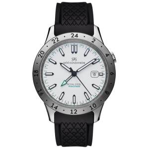 Sjöö Sandström Royal Steel Worldtimer 41mm 020135, handla denna klocka online eller i butik hos klockmaster