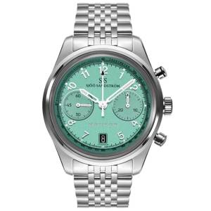 Sjöö Sandström Royal Steel Chronograph 40mm MOTIKON Edition 022177, handla denna klocka online eller i butik hos klockmaster