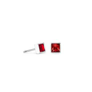Coeur de Lion Örhängen med stift Red-Silver  050121-0317-, handla denna klocka online eller i butik hos klockmaster