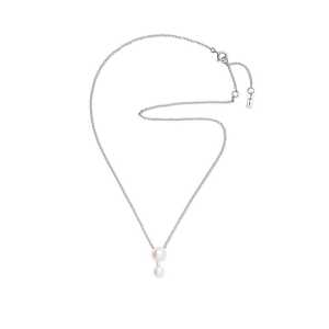 Efva Attling Halsband Drip Drop Pearl - Silver/Vit 10-100-02227-4045, handla denna klocka online eller i butik hos klockmaster