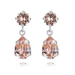Caroline Svedbom Mini Drop Örhänge Silver och rosa  100001100619, handla denna klocka online eller i butik hos klockmaster