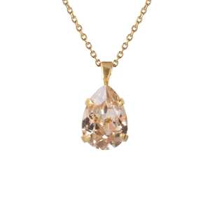 Caroline Svedbom Mini Drop Halsband Guld och rosa  100004100314, handla denna klocka online eller i butik hos klockmaster