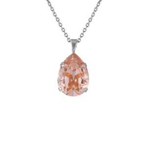 Caroline Svedbom Mini Drop Halsband Silver och rosa  100005100614, handla denna klocka online eller i butik hos klockmaster