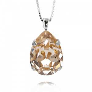 Caroline Svedbom Classic Drop Halsband Guld och rosa  100021100315, handla denna klocka online eller i butik hos klockmaster