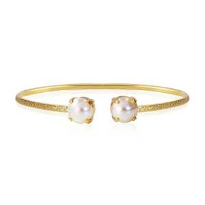 Caroline Svedbom Classic Petite Armband Guld och vit  100080116801, handla denna klocka online eller i butik hos klockmaster