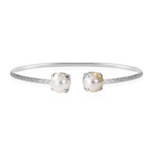Caroline Svedbom Classic Petite Armband Silver och vit  100081116801, handla denna klocka online eller i butik hos klockmaster