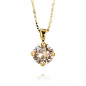 Caroline Svedbom Classic Petite Halsband Guld och rosa  100082100343, handla denna klocka online eller i butik hos klockmaster