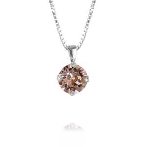 Caroline Svedbom Classic Petite Halsband Silver och rosa  100083100643, handla denna klocka online eller i butik hos klockmaster