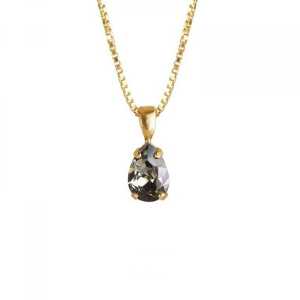 Caroline Svedbom Petite Drop Halsband Guld och grå  100167102301, handla denna klocka online eller i butik hos klockmaster