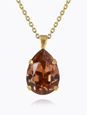 Caroline Svedbom Mini Drop Halsband - Guld / ReCreated Light Smoked Topaz 100275139701, handla denna klocka online eller i butik hos klockmaster
