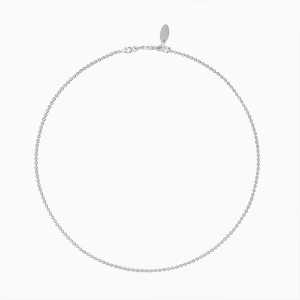 Caroline Svedbom Diamond Long Chain Rhodium Silver  101107903601, handla denna klocka online eller i butik hos klockmaster