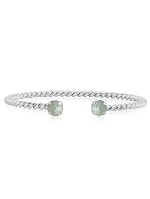 Caroline Svedbom Mini Twisted Armband - Silver / Agave Ignite 101349139401, handla denna klocka online eller i butik hos klockmaster