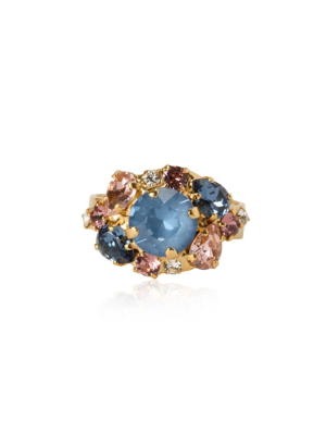 Caroline Svedbom Molly Ring - Guld / Smoked Blue Combo 101804140101, handla denna klocka online eller i butik hos klockmaster
