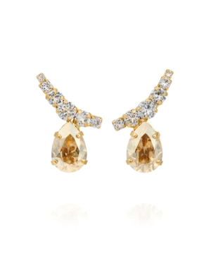 Caroline Svedbom Örhängen Saphina Gold Crystal / Golden Shadow 102021120101, handla denna klocka online eller i butik hos klockmaster