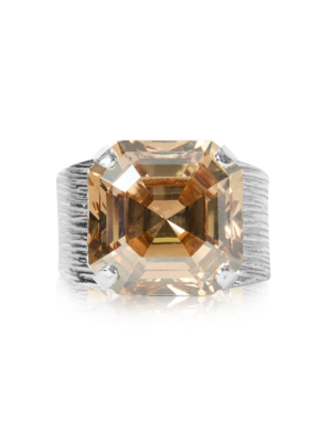 Caroline Svedbom Eve Ring - Silver / Golden Shadow 102132104001, handla denna klocka online eller i butik hos klockmaster