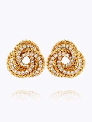 Caroline Svedbom Juliette Örhängen - Guld / Crystal 102159100101, handla denna klocka online eller i butik hos klockmaster