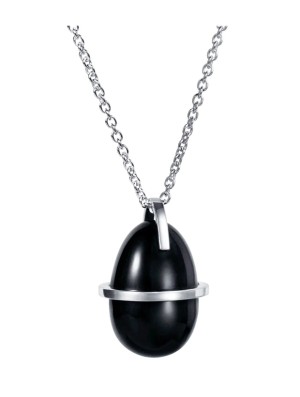 Efva Attling Slick and Black Halsband Silver/Svart 11-100-02436-0080, handla denna klocka online eller i butik hos klockmaster