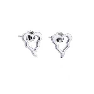 Efva Attling Örhängen Crazy Heart - Silver 12-100-00317-0000, handla denna klocka online eller i butik hos klockmaster