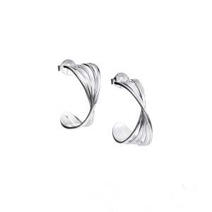 Efva Attling Örhängen Bridges Hoops - Silver 12-100-02142-0000, handla denna klocka online eller i butik hos klockmaster