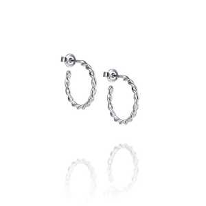Efva Attling Örhängen Little Wrapped Hoops - Silver 12-100-02276-0000, handla denna klocka online eller i butik hos klockmaster