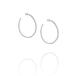 Efva Attling Örhängen Wrapped Hoops – Silver 12-100-02278-0000, handla denna klocka online eller i butik hos klockmaster