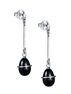 Efva Attling Slick and Black Örhängen Silver/Svart 12-100-02437-0000, handla denna klocka online eller i butik hos klockmaster