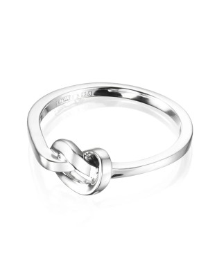Efva Attling Love Knot Ring 17mm Silver 13-100-01601-1700, handla denna klocka online eller i butik hos klockmaster