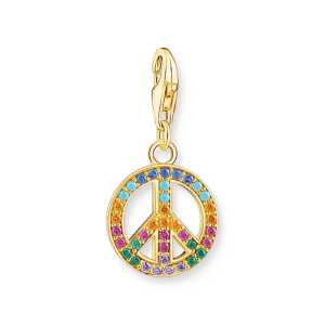 Thomas Sabo Charm Pendant Fredstecken - Guld 1898-488-7, handla denna klocka online eller i butik hos klockmaster