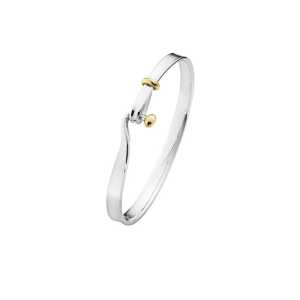 Georg Jensen Armband Torun Bangle Large - Silver/Guld 20000546000L, handla denna klocka online eller i butik hos klockmaster