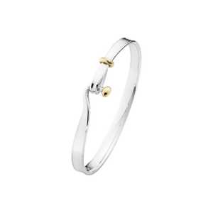 Georg Jensen Armband Torun Bangle Medium - Silver/Guld 20000546000M, handla denna klocka online eller i butik hos klockmaster
