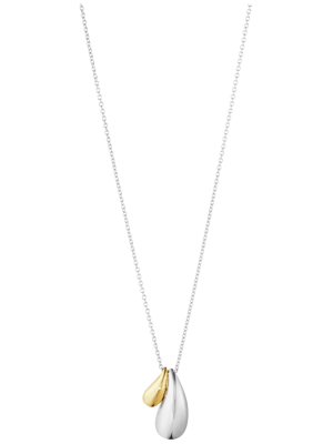 Georg Jensen Reflect Dubbelt Hänge - Silver/Guld 20001845, handla denna klocka online eller i butik hos klockmaster