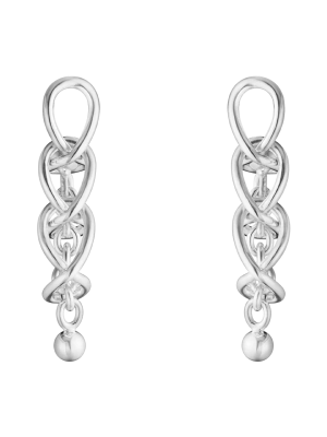 Georg Jensen Örhängen Weft - Silver 20002036, handla denna klocka online eller i butik hos klockmaster