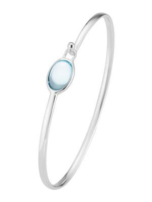 Georg Jensen Torun Armring Medium - Silver/Blå 20002074000M, handla denna klocka online eller i butik hos klockmaster