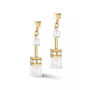 Coeur de Lion Örhängen med stift White-Gold Guld  301821-1416, handla denna klocka online eller i butik hos klockmaster