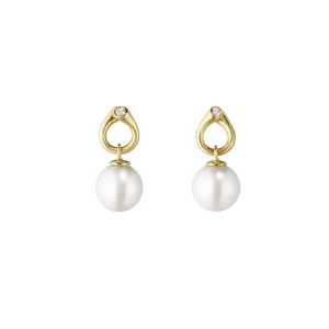 Georg Jensen Örhängen Magic - Silver/Vit 3519643, handla denna klocka online eller i butik hos klockmaster