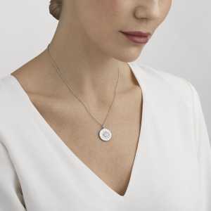 Georg Jensen Daisy Hängsmycke - Silver Vit 3536208, handla denna klocka online eller i butik hos klockmaster