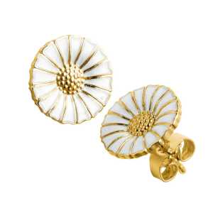 Georg Jensen Daisy Örhängen Gold Plated Guld Och Vit  3539207, handla denna klocka online eller i butik hos klockmaster