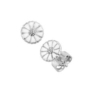 Georg Jensen Daisy Örhängen Silver Och Vit  3539208, handla denna klocka online eller i butik hos klockmaster
