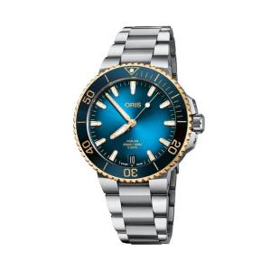 ORIS Aquis Date Caliber 400 41mm 40077696355MB, handla denna klocka online eller i butik hos klockmaster