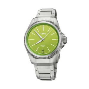 ORIS Big Crown Propilot X Calibre 400 Kermit Edition 39mm 40077787157MB, handla denna klocka online eller i butik hos klockmaster