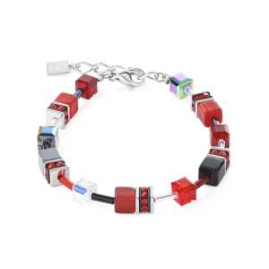 Coeur de Lion Armband GeoCUBE Rött 401430-0312, handla denna klocka online eller i butik hos klockmaster