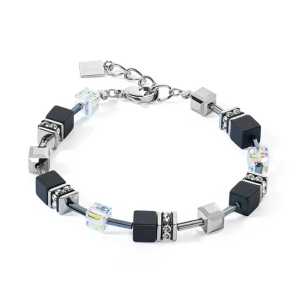 Coeur de Lion Armband Black-Crystal Silver 401830-1318, handla denna klocka online eller i butik hos klockmaster