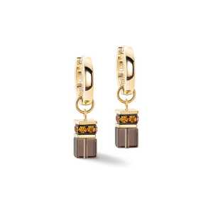 Coeur de Lion Örhängen med stift Brown-Gold  452421-1116-, handla denna klocka online eller i butik hos klockmaster