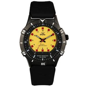 GUL No 2 Gul/Svart 36mm 538213204BK, handla denna klocka online eller i butik hos klockmaster